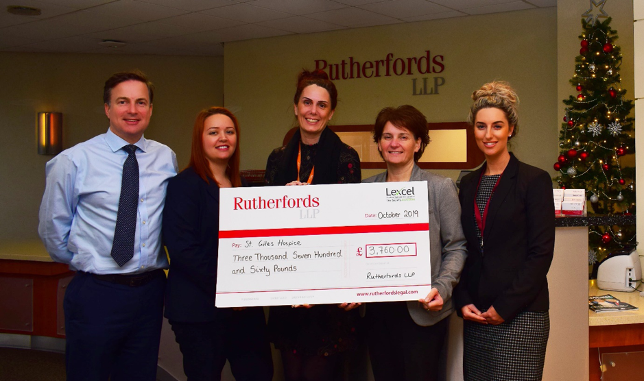 Rutherfords raising money for St Giles Hospice